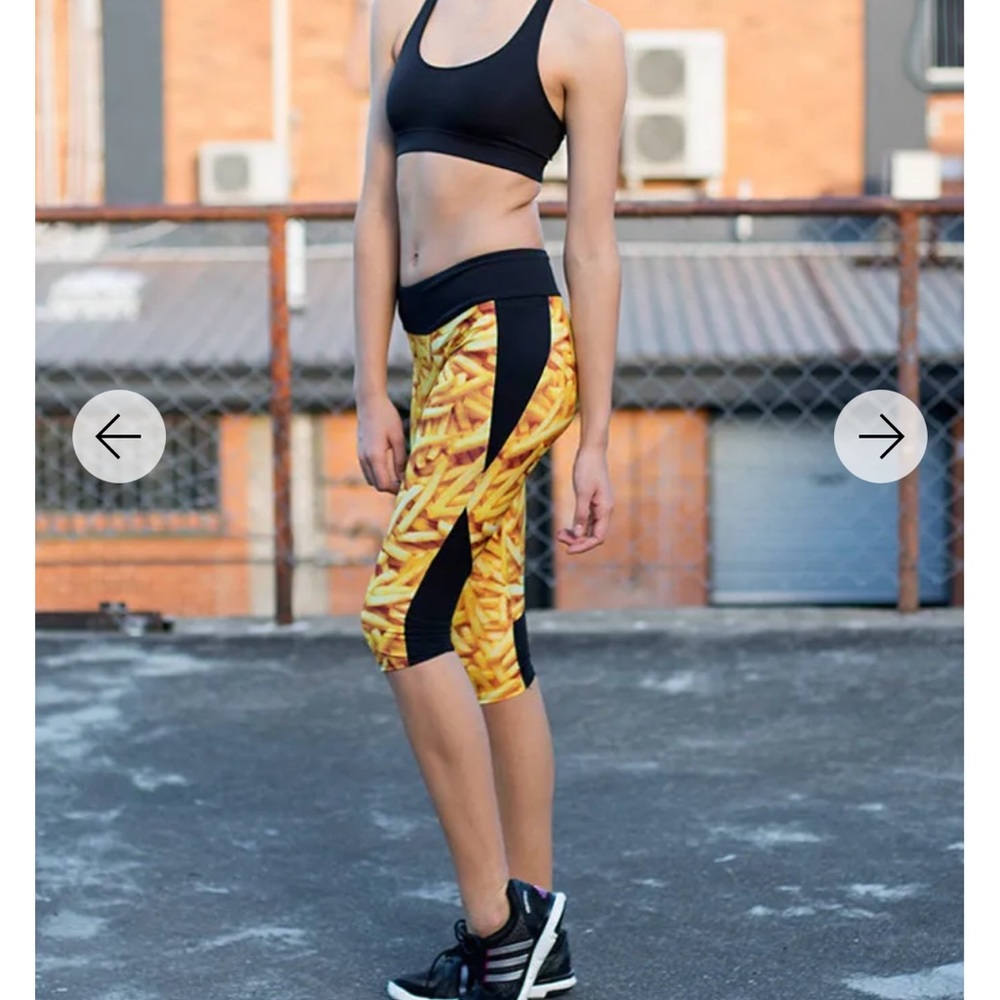 BLACK MILK FRIES COMBAT PANTS CROPS MEDIUM LIMITED EDITION
